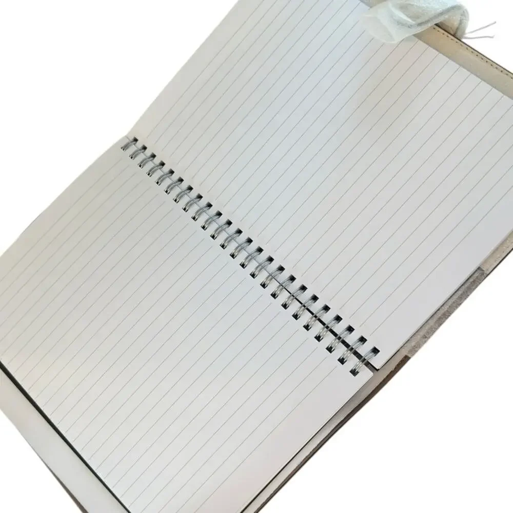 Authentic Coach Cream Signature Logo Notebook Cover